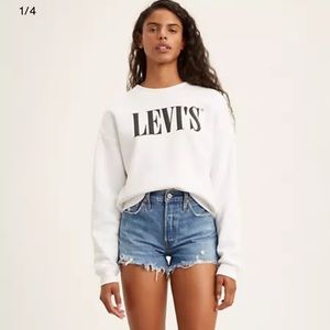 Levi’s Premium 501 Denim High Rise Shorts, 26”